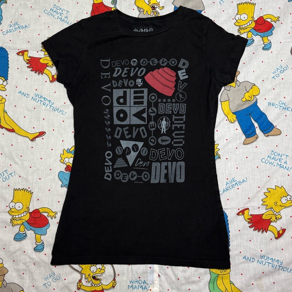 Vintage Devo Band Shirt 2012 Babydoll Tee